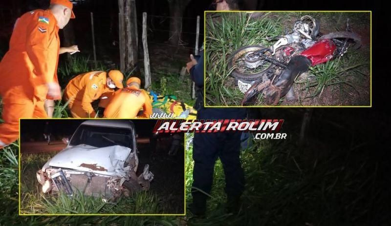 Vítima precisou amputar o pé e outra sofreu várias fraturas após gravíssimo acidente na RO-010 em Rolim de Moura Vítima precisou amputar o pé e outra sofreu várias fraturas após gravíssimo acidente na RO-010 em Rolim de Moura