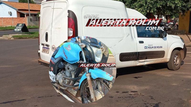 Mototaxista sofre fratura na clavícula após acidente entre carro e moto em Rolim de Moura Mototaxista sofre fratura na clavícula após acidente entre carro e moto em Rolim de Moura