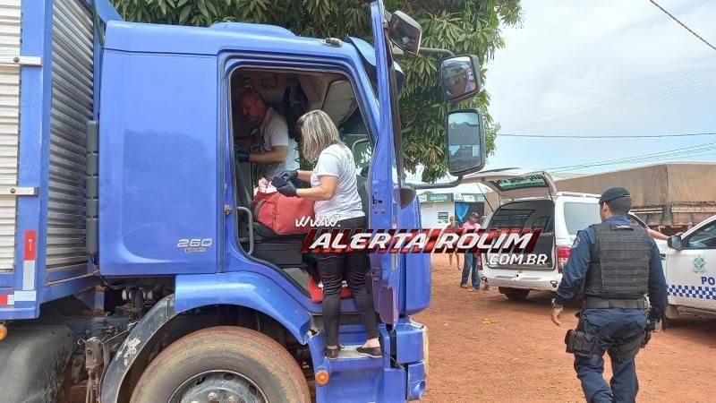 Rolim de Moura: Polícia prense suspeito de matar motorista de caminhão em posto de combustível Rolim de Moura: Polícia prense suspeito de matar motorista de caminhão em posto de combustível