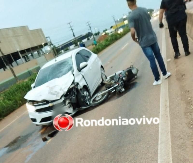 Motociclista tem perna amputada em grave acidente na BR-364 em Porto Velho Motociclista tem perna amputada em grave acidente na BR-364 em Porto Velho