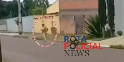 Vídeo de homem correndo pelado pelas ruas de Vilhena viraliza nas redes sociais