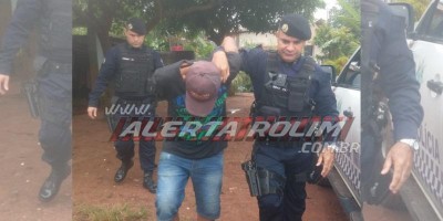 Acusado de crimes de roubo, furto, extorsão e estelionato é preso pela PM em Rolim de...