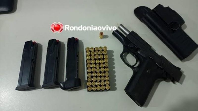 CAC é preso em veículo por porte ilegal de arma de fogo CAC é preso em veículo por porte ilegal de arma de fogo