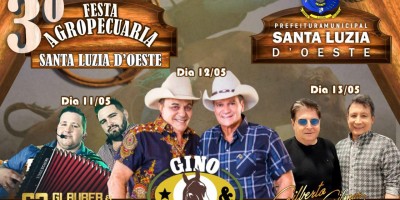 Santa Luzia D” Oeste RO terá 3ª festa agropecuaria em maio 2023 e confirma Show com...