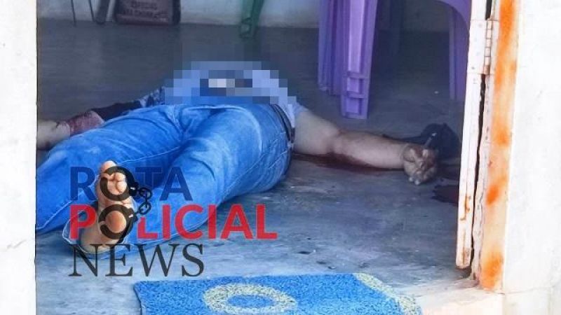 Homem de 36 anos é morto à tiros em bar em Vilhena Homem de 36 anos é morto à tiros em bar em Vilhena