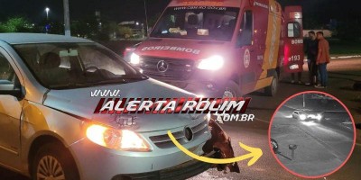 Motociclista ficou ferido após avançar preferencial e ser atingido por carro, em Rolim...
