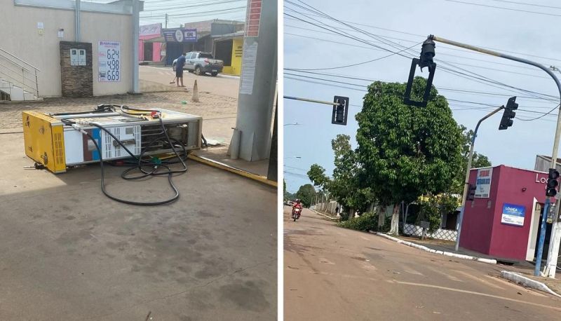 Temporal deixa moradores feridos, casas destruídas e milhares de pessoas sem energia em Candeias do Jamari; vídeos Temporal deixa moradores feridos, casas destruídas e milhares de pessoas sem energia em Candeias do Jamari; vídeos