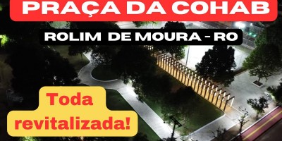 Canal Bora Bora Brasil faz um tour pela praça da Cohab, em Rolim de Moura -- vídeo