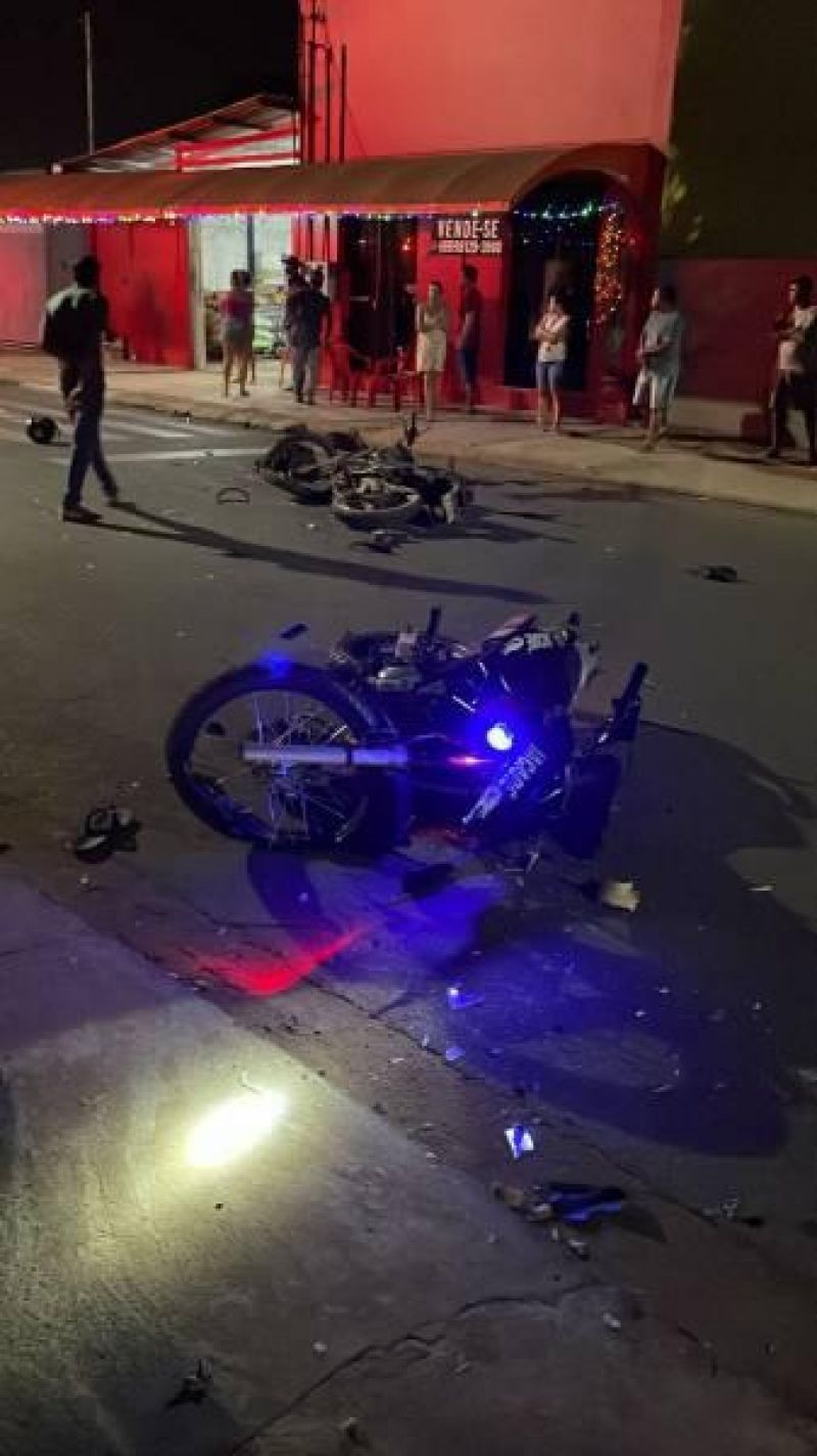 Colisão frontal entre duas motocicletas deixa dois mortos em Vilhena