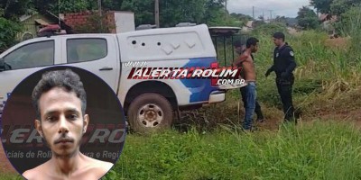 Acusado de tráfico de drogas foi preso pela Polícia Militar, em Rolim de Moura