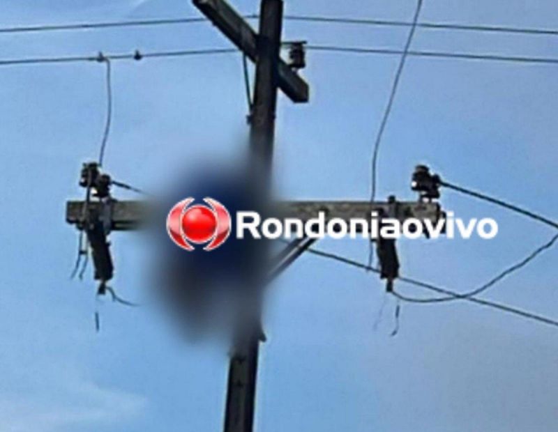 Suspeito de tentar furtar fios morre eletrocutado em poste na BR-364 em RO Suspeito de tentar furtar fios morre eletrocutado em poste na BR-364 em RO