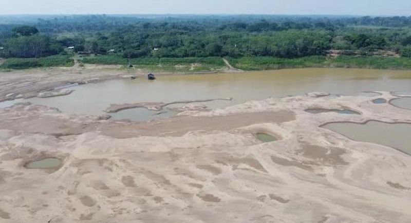 CRISE HÍDRICA: Rio Madeira seca 3 metros em 15 dias e deixa comissão em atenção CRISE HÍDRICA: Rio Madeira seca 3 metros em 15 dias e deixa comissão em atenção