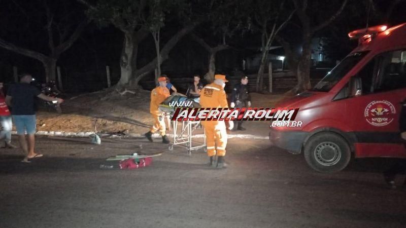 Motorista fugiu: Ciclista sofre fratura exposta na pernas ao ser atropelado por motociclista m Rolim de Moura Motorista fugiu: Ciclista sofre fratura exposta na pernas ao ser atropelado por motociclista m Rolim de Moura