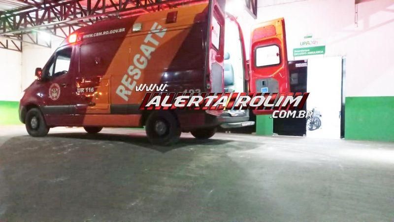 Jovem é socorrido em estado grave após sofrer queda de moto no bairro Cidade Alta, em Rolim de Moura Jovem é socorrido em estado grave após sofrer queda de moto no bairro Cidade Alta, em Rolim de Moura