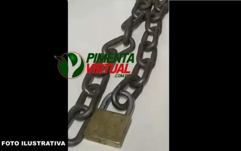 Mãe e filho são agredidos com corrente e cadeado e polícia é acionada em Pimenta Bueno Mãe e filho são agredidos com corrente e cadeado e polícia é acionada em Pimenta Bueno