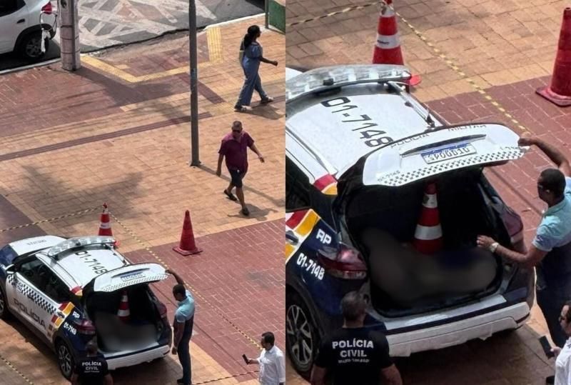 Corpo é encontrado em decomposição dentro de viatura da PM, em Cuiabá Corpo é encontrado em decomposição dentro de viatura da PM, em Cuiabá