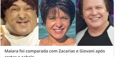 Internet compara Maiara com Giovani e Zacarias após corte de cabelo: ‘São irmãos’ Internet compara Maiara com Giovani e Zacarias após corte de cabelo: ‘São irmãos’