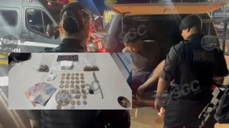 Suspeito de tráfico de drogas sai correndo e finge que dormia ao avistar a PM Suspeito de tráfico de drogas sai correndo e finge que dormia ao avistar a PM