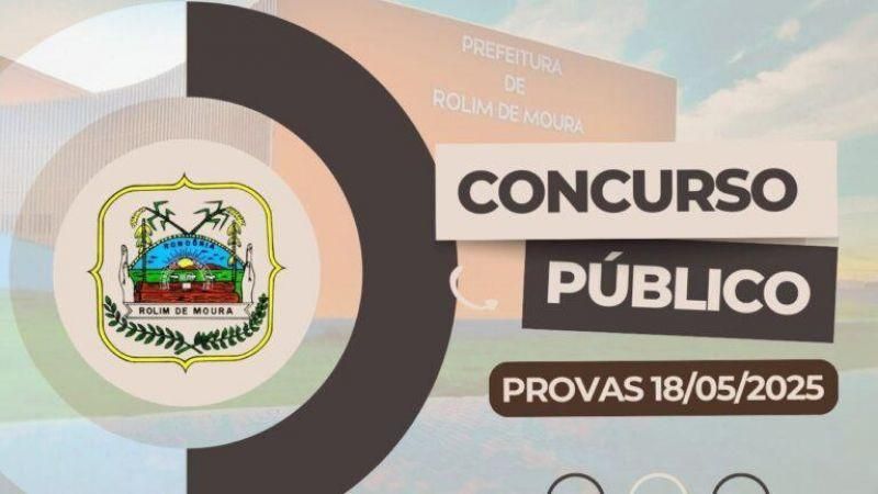 Prova objetiva do concurso da prefeitura de Rolim de Moura é remarcada para o dia 18 de maio Prova objetiva do concurso da prefeitura de Rolim de Moura é remarcada para o dia 18 de maio