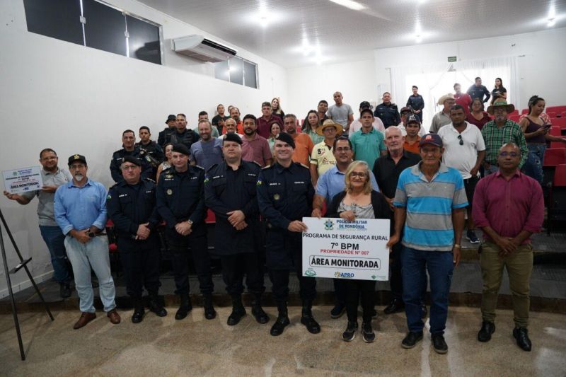 Governo de RO lança Programa de Segurança Rural para reforçar combate à criminalidade no campo Governo de RO lança Programa de Segurança Rural para reforçar combate à criminalidade no campo