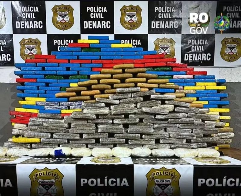 Polícia apreende mais de meia tonelada de droga em Porto Velho Polícia apreende mais de meia tonelada de droga em Porto Velho