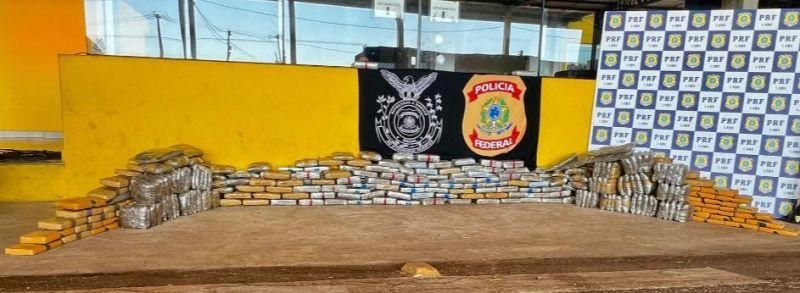 PF e PRF apreendem mais de 350kg de drogas em Pimenta Bueno PF e PRF apreendem mais de 350kg de drogas em Pimenta Bueno