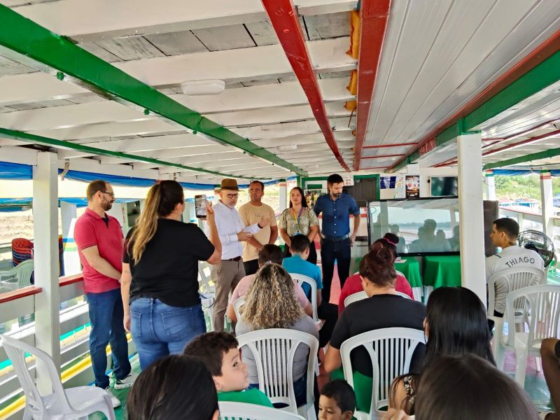 Sebrae/RO e Semtel impulsionam turismo fluvial em Porto Velho Sebrae/RO e Semtel impulsionam turismo fluvial em Porto Velho
