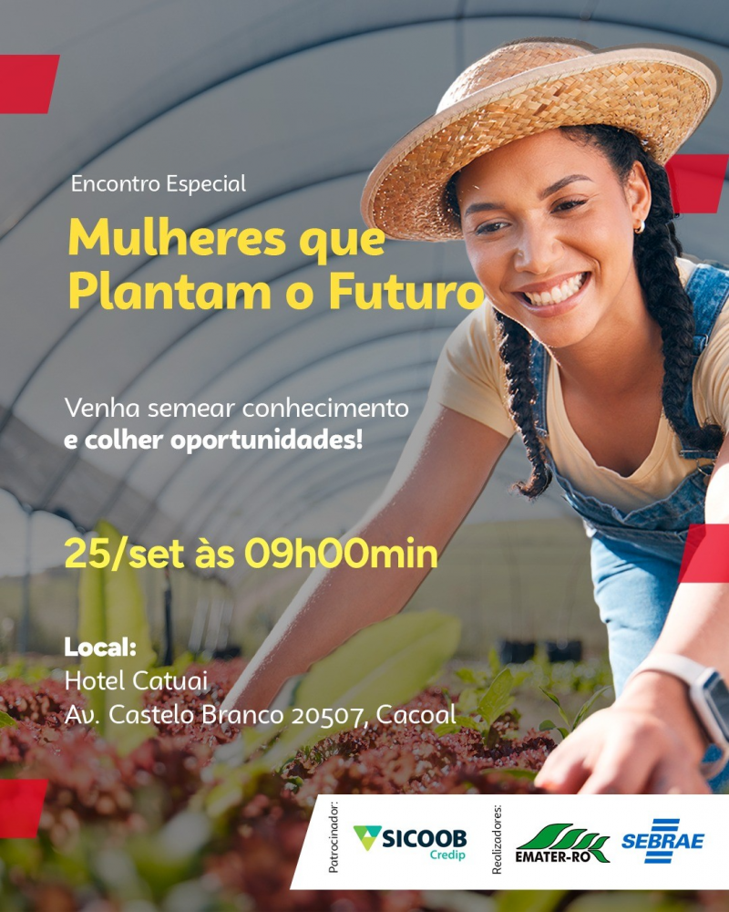 Mulheres que Plantam o Futuro: protagonismo feminino no campo ganha palco em Rondônia Mulheres que Plantam o Futuro: protagonismo feminino no campo ganha palco em Rondônia