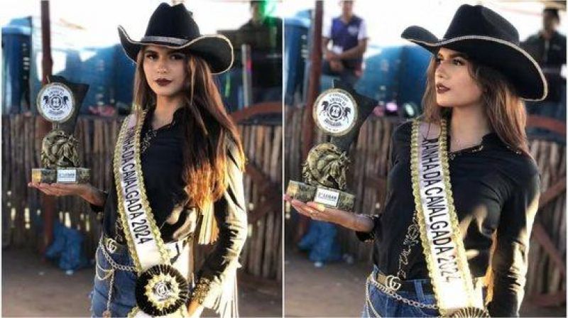 "Rainha da Cavalgada", jovem modelo de 16 anos é encontrada morta em casa em construção "Rainha da Cavalgada", jovem modelo de 16 anos é encontrada morta em casa em construção