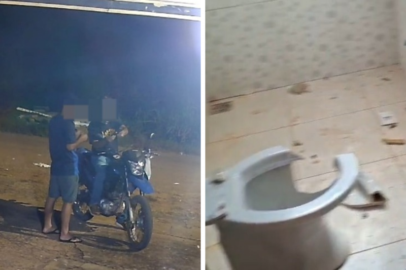 ENSANDECIDO: Agente penitenciário destrói casas e ameaça pessoas no interior de RO ENSANDECIDO: Agente penitenciário destrói casas e ameaça pessoas no interior de RO