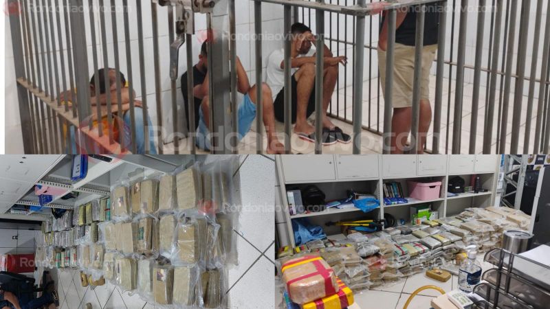 PORTO VELHO: Quadrilha é presa com quase 400 quilos de drogas PORTO VELHO: Quadrilha é presa com quase 400 quilos de drogas