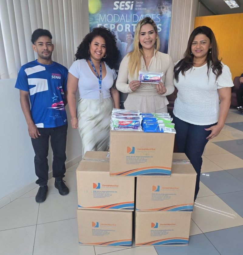 SESI-RO doa 500 kits de saúde bucal para projeto social do Unicef em Porto Velho SESI-RO doa 500 kits de saúde bucal para projeto social do Unicef em Porto Velho