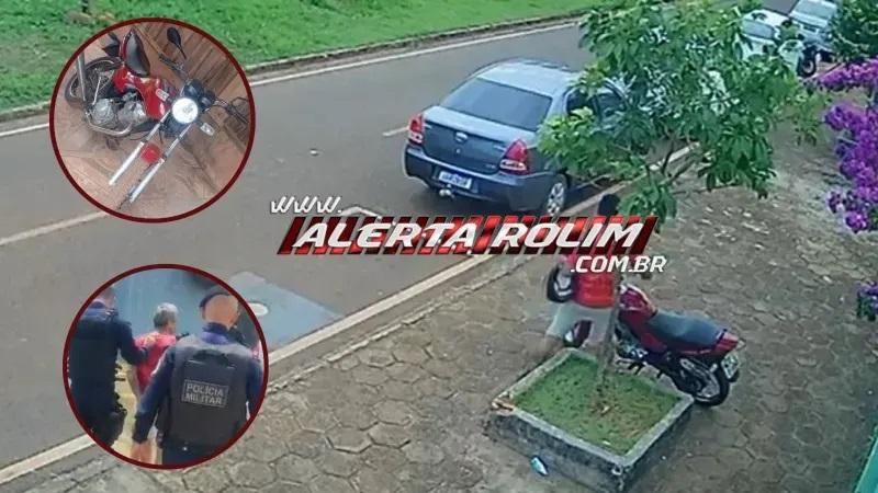 Suspeito que esfaqueou mulher durante roubo também furtou moto em frente a escola em Rolim de Moura Suspeito que esfaqueou mulher durante roubo também furtou moto em frente a escola em Rolim de Moura