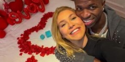 Vini Jr. faz publicação romântica com Virgínia:  Vini Jr. faz publicação romântica com Virgínia: