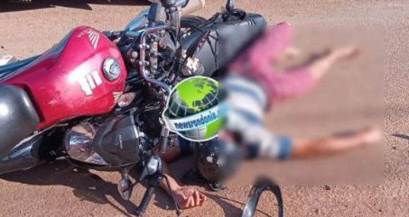 PORTO VELHO: Batida entre duas motos deixa piloto em estado grave na zona leste PORTO VELHO: Batida entre duas motos deixa piloto em estado grave na zona leste