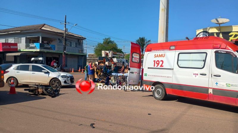 PORTO VELHO: Motorista de app avança cruzamento e deixa casal seriamente ferido PORTO VELHO: Motorista de app avança cruzamento e deixa casal seriamente ferido