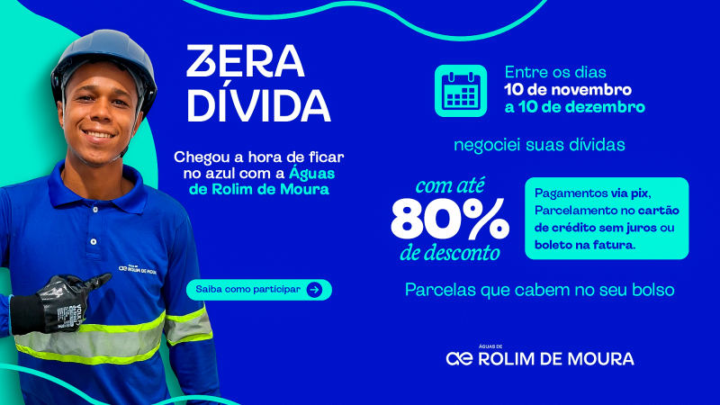 Zera Dívida leva alívio financeiro para famílias que podem renegociar contas de água atrasadas com condições especiais Zera Dívida leva alívio financeiro para famílias que podem renegociar contas de água atrasadas com condições especiais