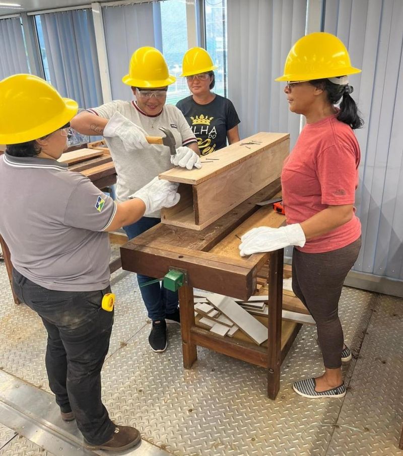Formação do SENAI-RO abre caminho para mulheres na construção civil Formação do SENAI-RO abre caminho para mulheres na construção civil