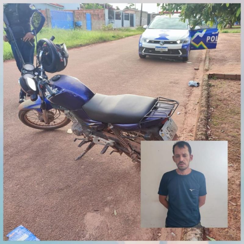 ROLIM DE MOURA: Polícia Militar prende ladrão e recupera moto furtada durante a madrugada ROLIM DE MOURA: Polícia Militar prende ladrão e recupera moto furtada durante a madrugada