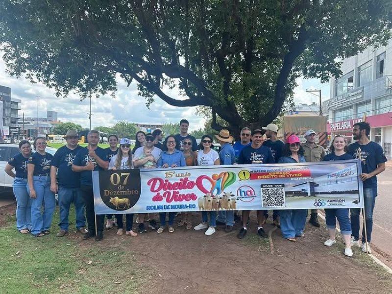 Rolim de Moura se prepara para o 15º Leilão Direito de Viver, em prol do Hospital de Amor, neste domingo, 07 Rolim de Moura se prepara para o 15º Leilão Direito de Viver, em prol do Hospital de Amor, neste domingo, 07