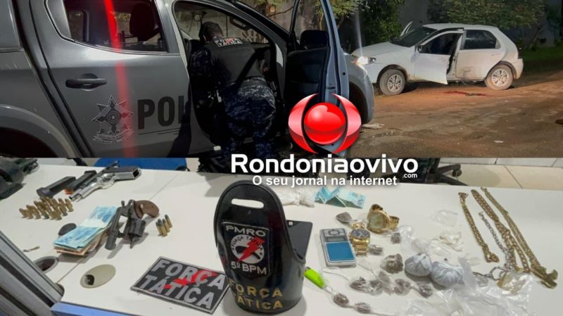 CONFRONTO: Reunião de facção e perseguição termina com um baleado e outros presos CONFRONTO: Reunião de facção e perseguição termina com um baleado e outros presos