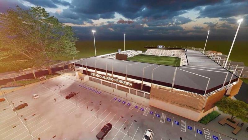Governo firma contrato para reforma do Estádio Aluízio Ferreira Governo firma contrato para reforma do Estádio Aluízio Ferreira