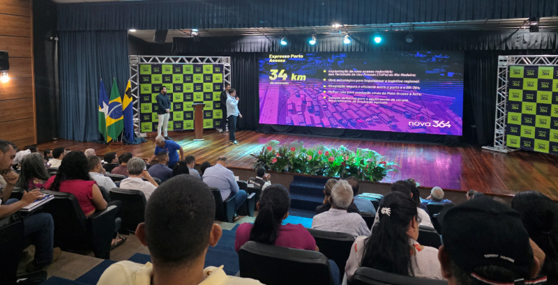 Nova 364 apresenta projeto do Expresso Porto em audiência pública organizada pela Prefeitura Nova 364 apresenta projeto do Expresso Porto em audiência pública organizada pela Prefeitura