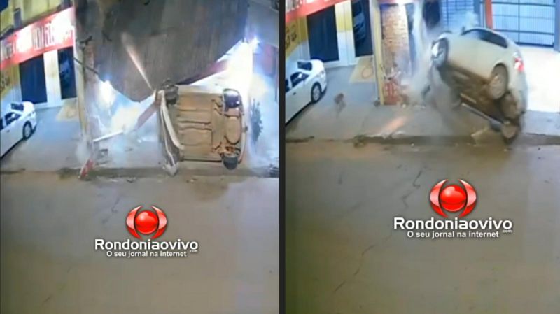 Motorista bêbado é preso após capotamento que causou destruição em restaurante Motorista bêbado é preso após capotamento que causou destruição em restaurante