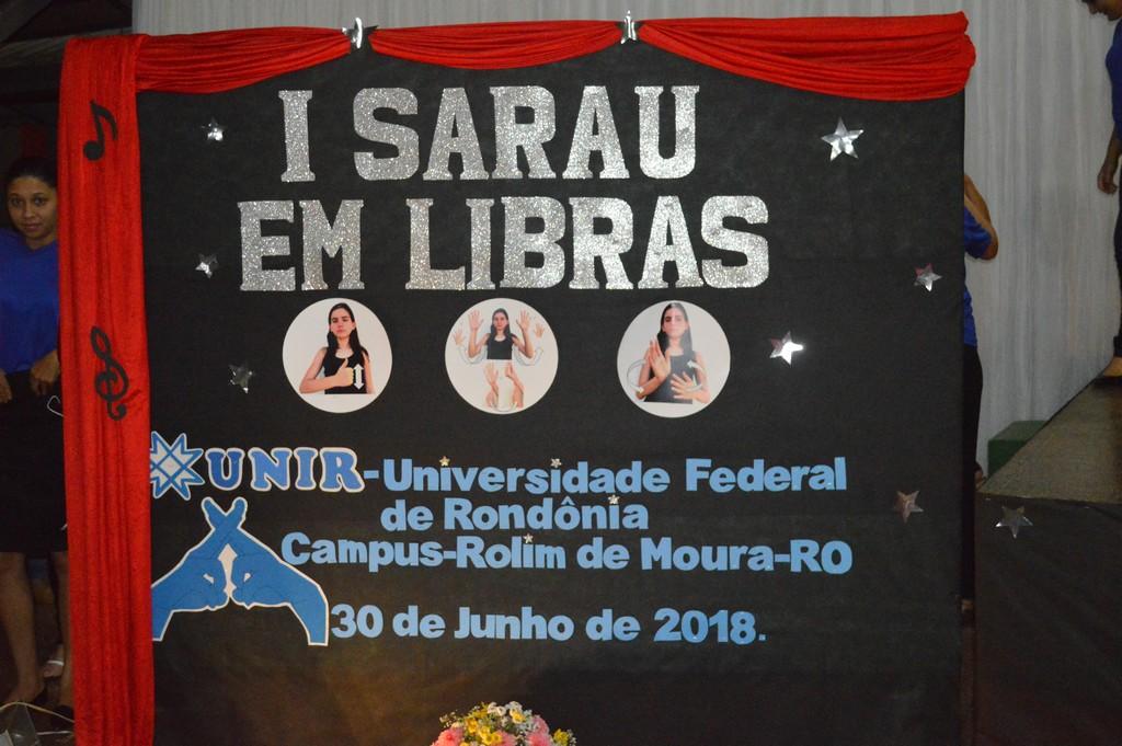 ROLIM DE MOURA: 1 SARAU EM LIBRAS - EXTENSÃO UNIVERSITARIA DA UNIR ...