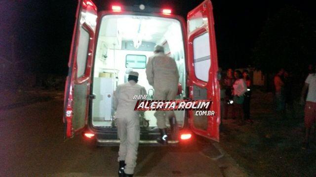 Rolim de Moura - Carro e moto colidem na Rua Ana Neri e uma pessoa fica ferida