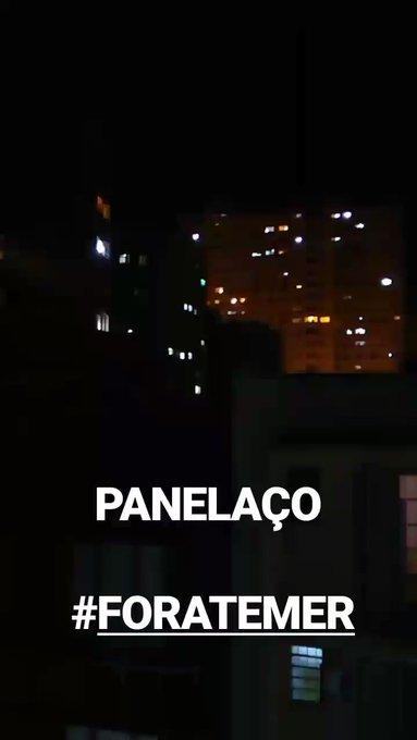 Pronunciamento de Temer é marcado por panelaços e gritos nas capitais