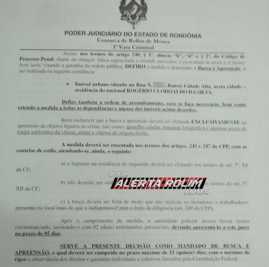 Rolim de Moura – Acusado considerado de alta periculosidade e de ter praticado roubo em Espigão do Oeste é preso pela PM e PC Rolim de Moura – Acusado considerado de alta periculosidade e de ter praticado roubo em Espigão do Oeste é preso pela PM e PC
