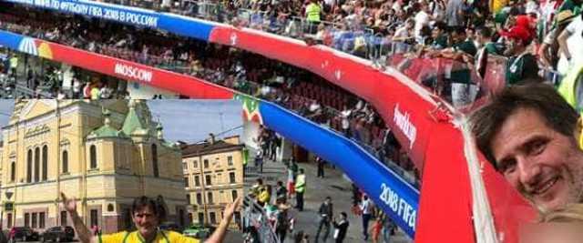 Professor afastado por licença médica aparece na Copa do Mundo