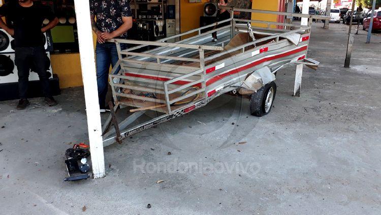OUTRO: Mais um grave acidente na "Duque" deixa dono de loja ferido